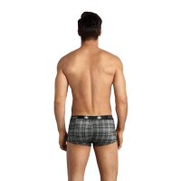 ANAIS Men Balance boxer shorts with checks in black,...