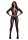 Lace Sleeved Bodystocking - Black One Size
