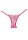 Adore Enchanted Belle Panty ( Crotchless ) - Hot Pink - OS