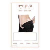 Bye Bra Adhesive Thong Lace Nude One Size